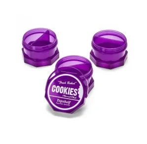 Schowek zakręcany Cookies fioletowy 14 x 8,5 cm