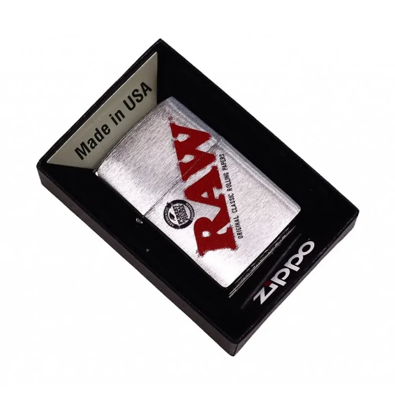 Zapalniczka Benzynowa Zippo RAW Silver Zapalniczka Benzynowa Zippo RAW Silver