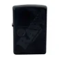 Zapalniczka benzynowa Zippo RAW Black czarne logo