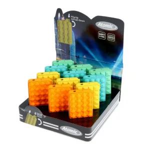 Zapalniczka piezo Atomic Mirror Box 12 szt