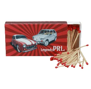 Zapalki Legendy PRL-u 55 mm ok. 250 szt.