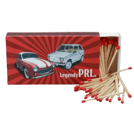 Zapalki Legendy PRL-u 55 mm ok. 250 szt.