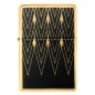 Zapalniczka benzynowa Tasman BRASS Art Deco
