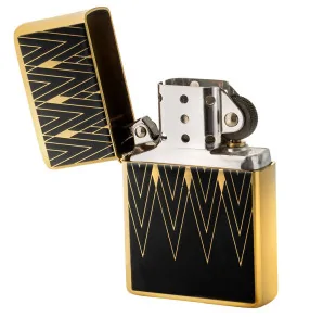 Tasman BRASS Art Deco – zapalniczka benzynowa