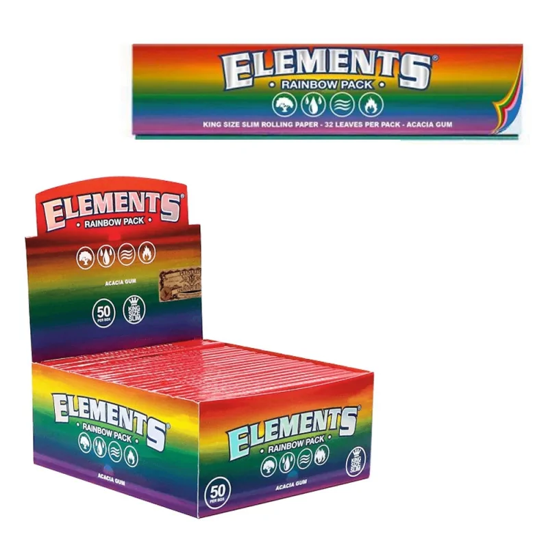 Bibulki Elements Rainbow King Size Slim