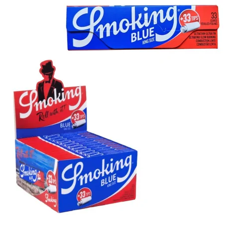 Smoking Blue King Size + Tipy