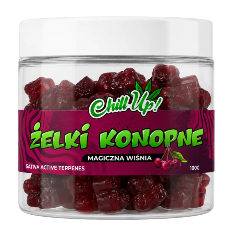 Żelki Konopne Chill Up! Magiczna Wiśnia 100g