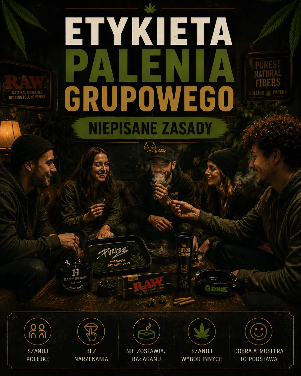 Etykieta palenia grupowego – niepisane zasady