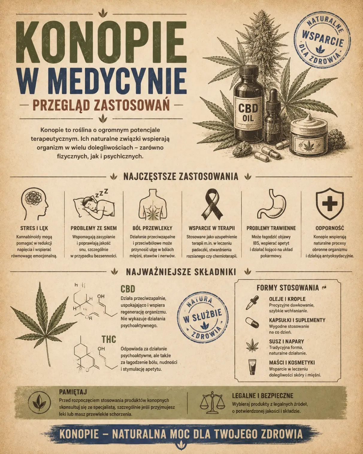 Konopie w medycynie – przegląd zastosowań