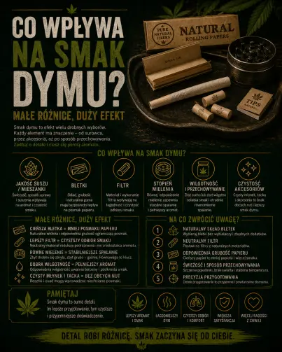Co wpływa na smak dymu? Małe różnice, duży efekt