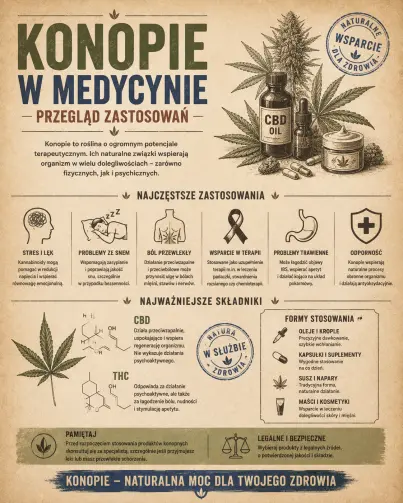 Konopie w medycynie – przegląd zastosowań