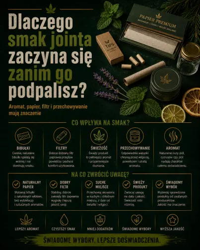 Dlaczego smak jointa zaczyna się zanim go podpalisz?