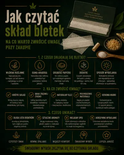 Jak czytać skład bletek – na co warto zwrócić uwagę przy zakupie